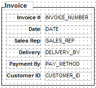 Ug Report Invoice Frame